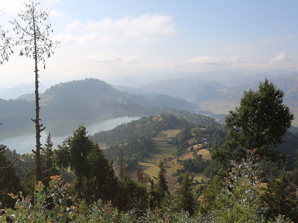 Landschaft in Albuko, einer Region in Äthiopien.