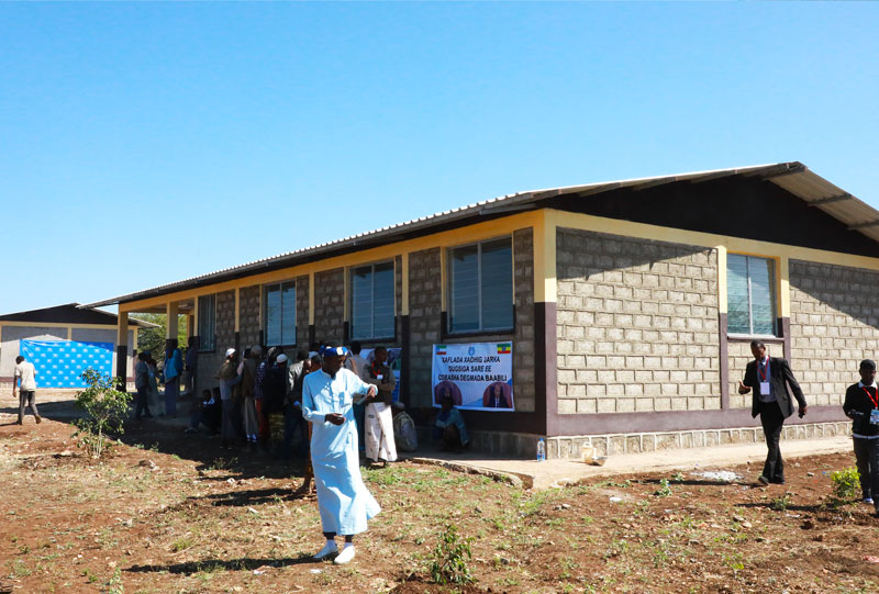 Erste weiterführende Schule in Obosha.