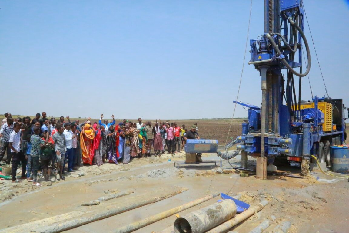 Bau eines Brunnens in Äthiopien