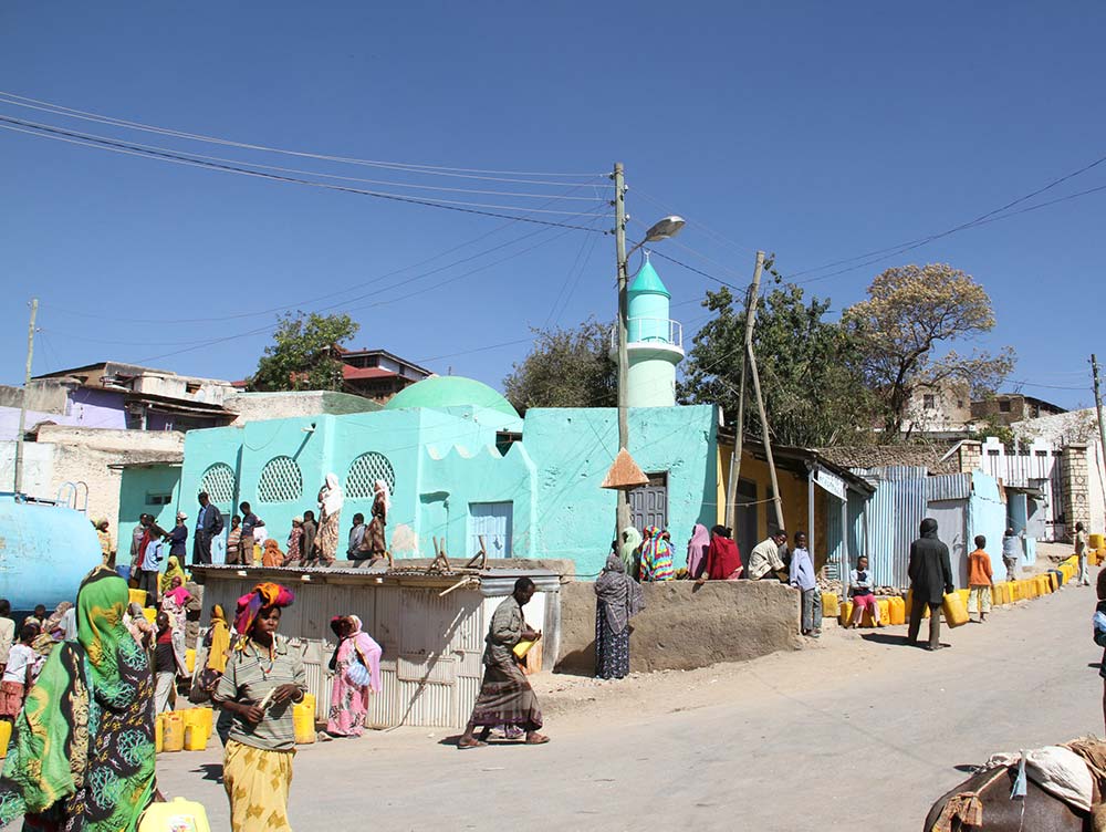 Blaue Kirche in Äthiopien